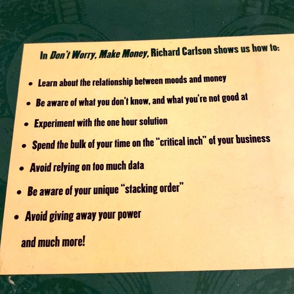 DON’T WORRY, MAKE MONEY BY RICHARD CARLSON - Picture 3 of 3